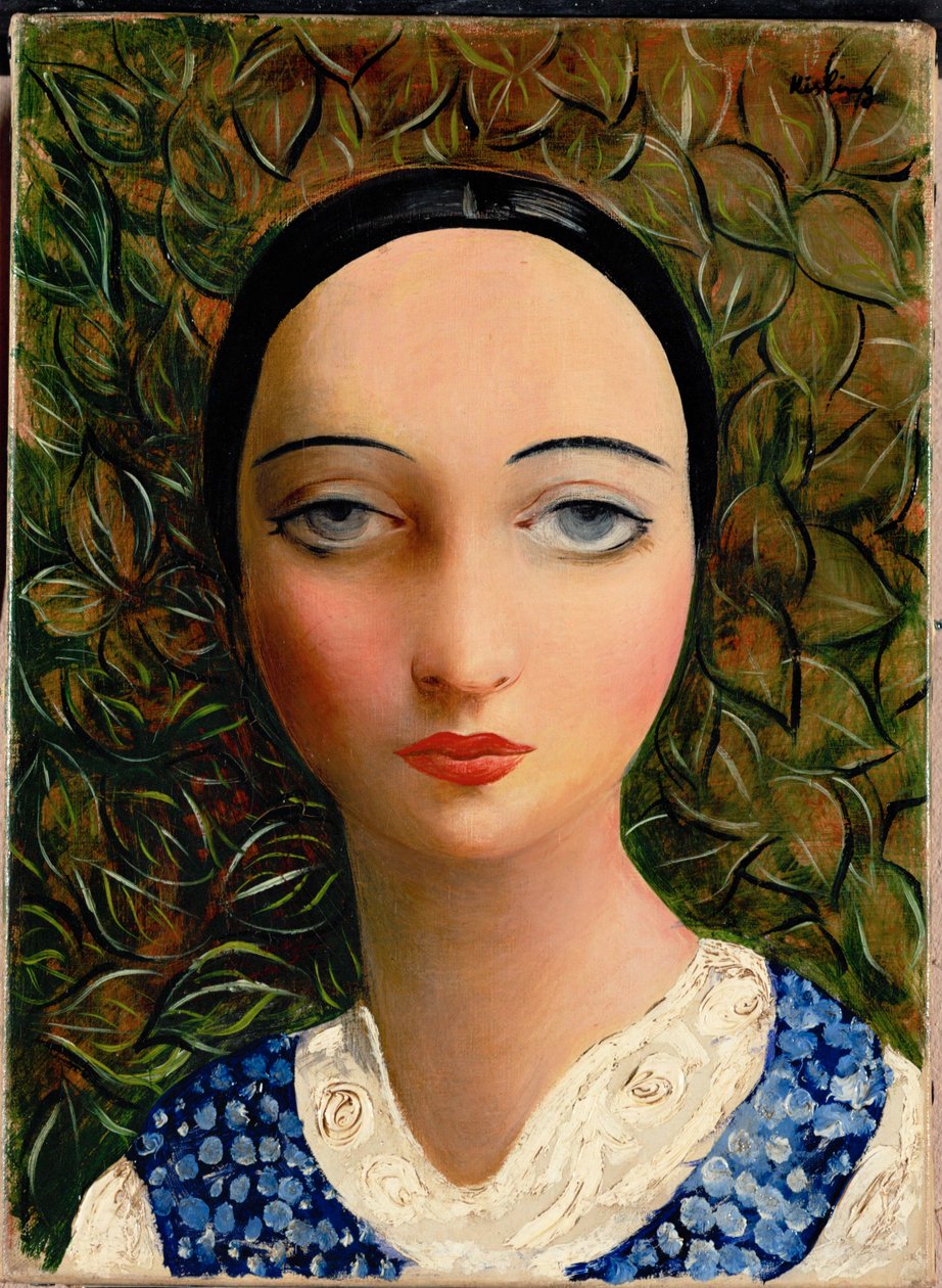 Fiatal nő portréja (olaj, vászon) alkotó: Moise Kisling