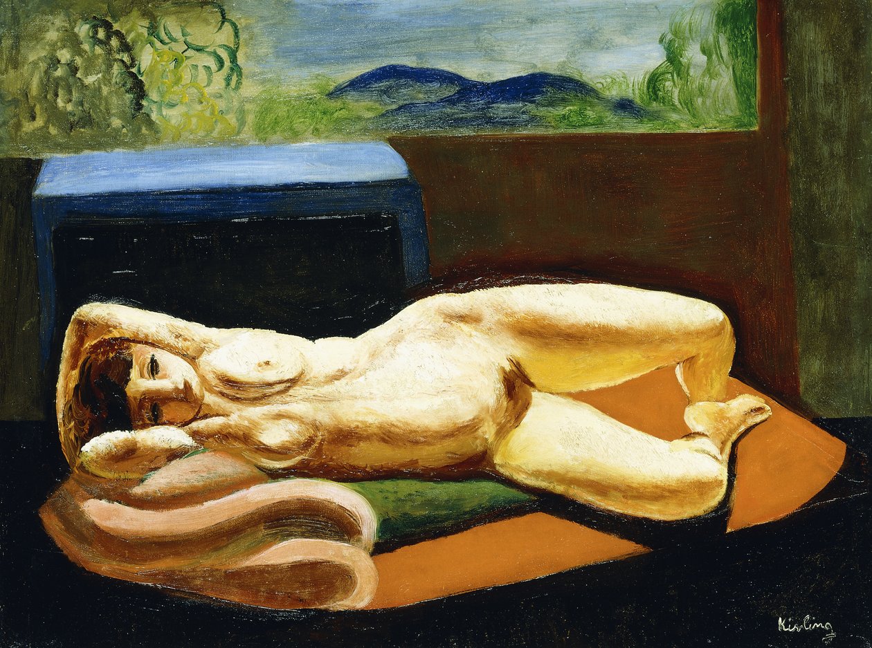 Fekvő akt alkotó: Moise Kisling