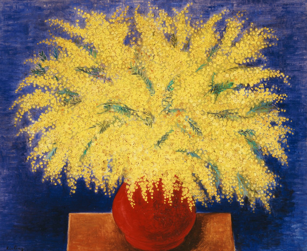 Mimózák vázája alkotó: Moise Kisling