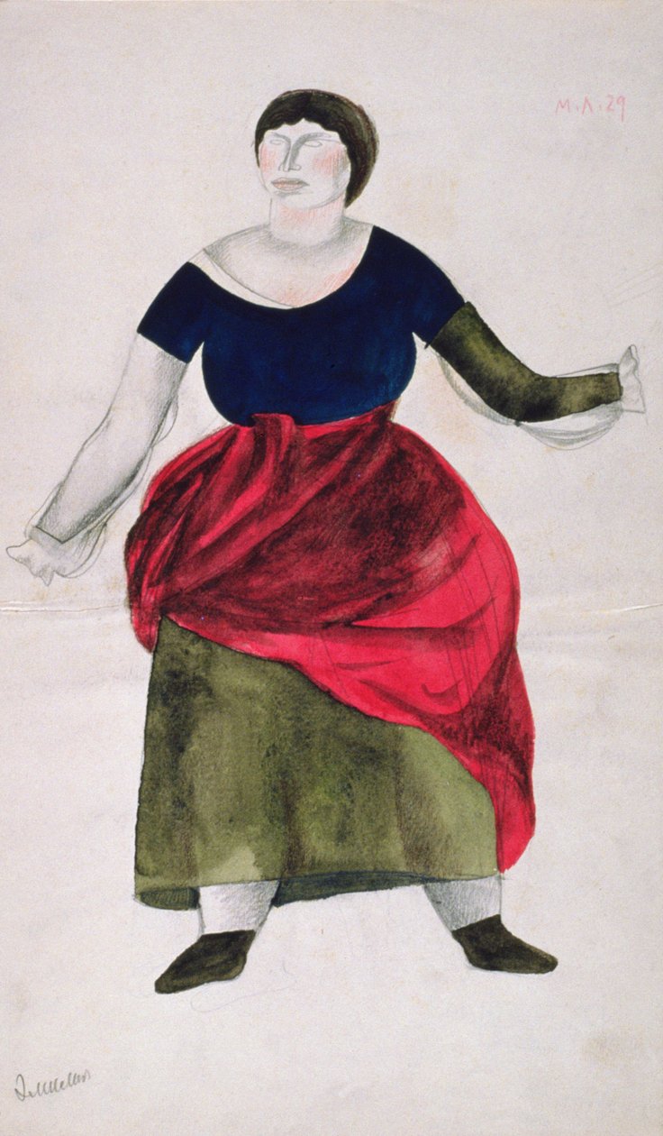 Emilia Giuseppe Verdi (1813-1901) „Otello” című operájából (gouache papíron) alkotó: Moisei Zeligovich Levin
