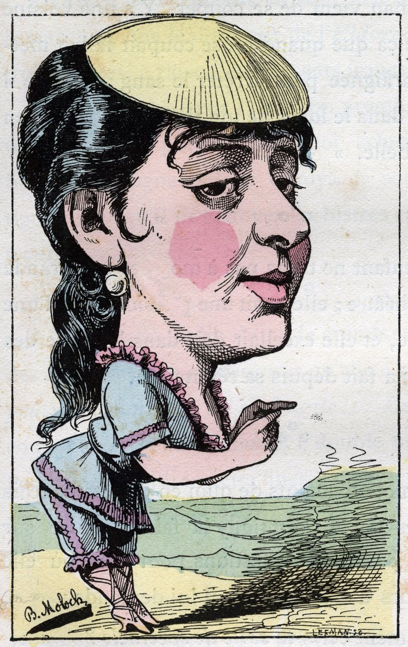 Anne Marie-Louise (Marie Louis) Damiens, Anna Judic néven ismert francia komikus alkotó: Moloch