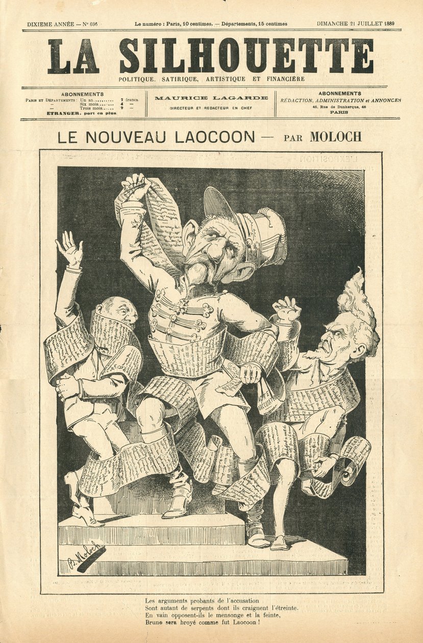 „A sziluett” borítója alkotó: Moloch