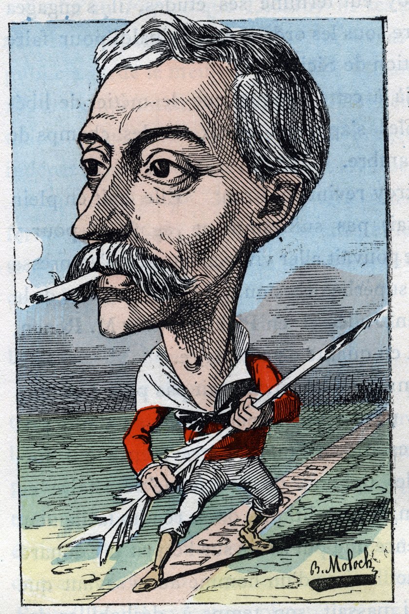 Edouard Lockroy (1838-1913) francia politikus portréja. alkotó: Moloch