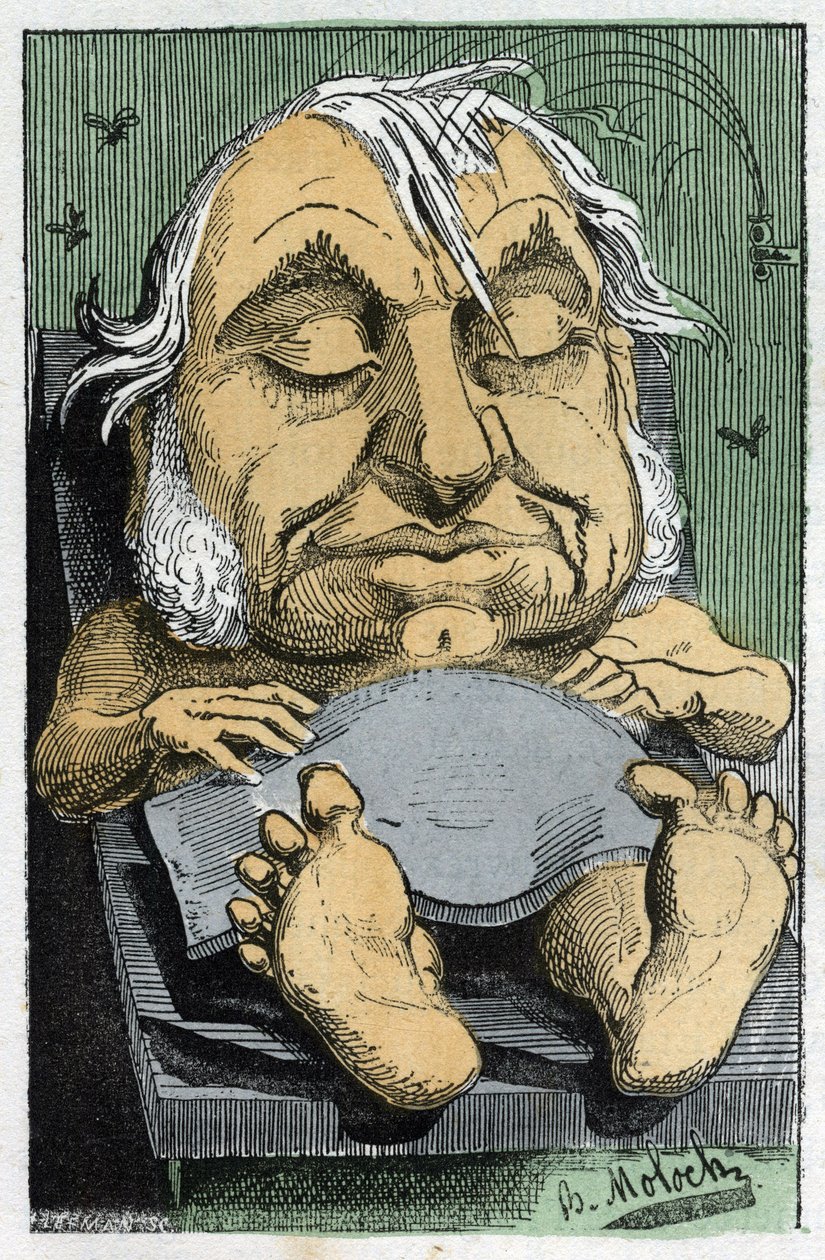 Eugene Rouher (1814-1884) francia politikus portréja alkotó: Moloch