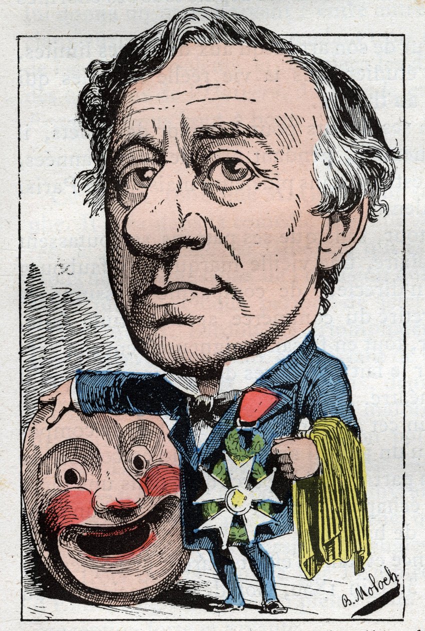 Francois Jules Edmond Got (1822-1901) francia színész portréja alkotó: Moloch