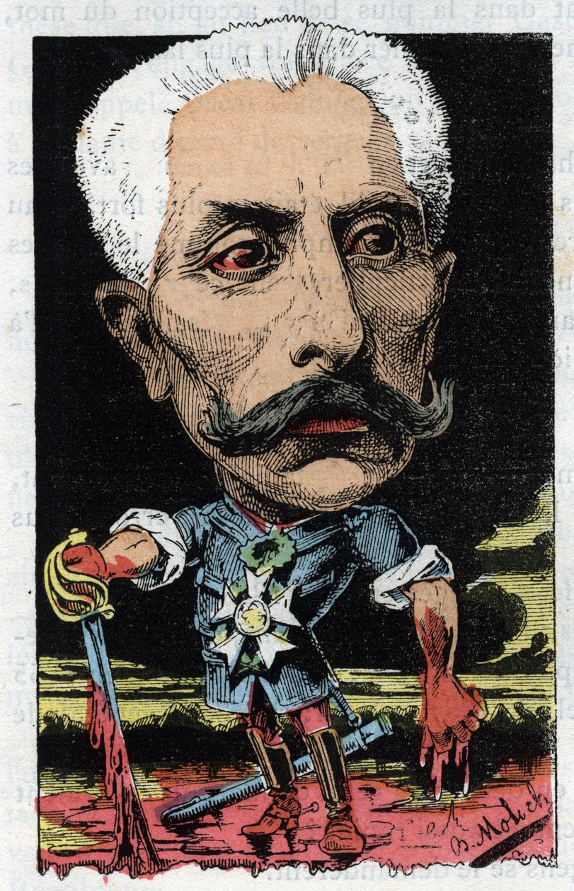 Gaston Alexandre Auguste De Galliffet, Francais tábornok portréja alkotó: Moloch