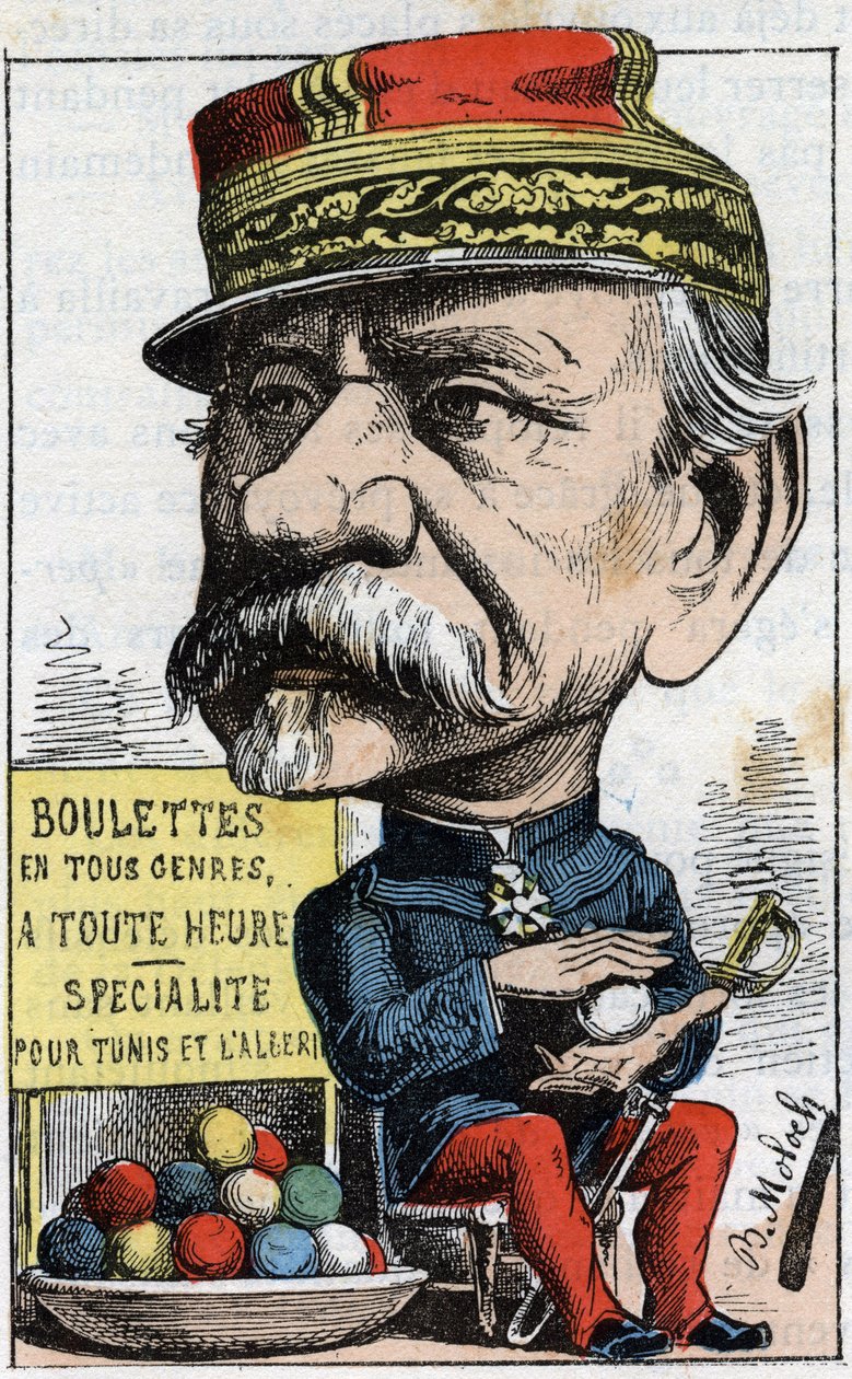 Jean Joseph Frederic Albert Farre (1816-1887) francia katona portréja, 1870-ben tábornokká és hadügyminiszterré nevezték ki. alkotó: Moloch