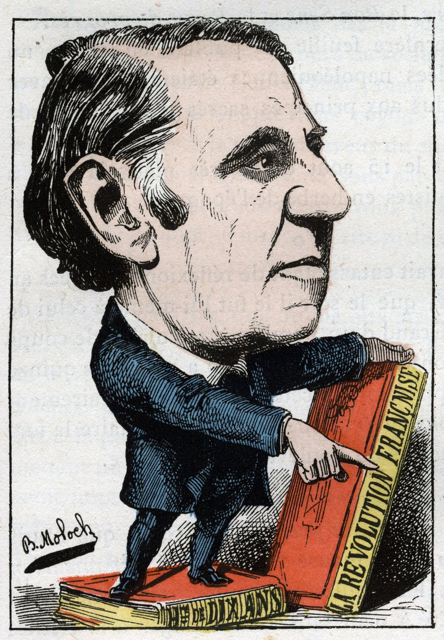 Louis Blanc (1811-1882) francia politikus és történész portréja alkotó: Moloch