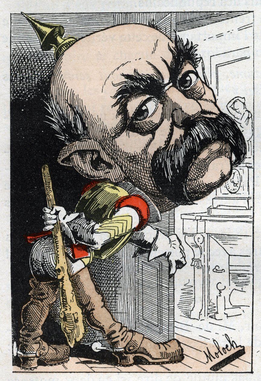 Otto von Bismarck (1815-1898) porosz kancellár portréja alkotó: Moloch