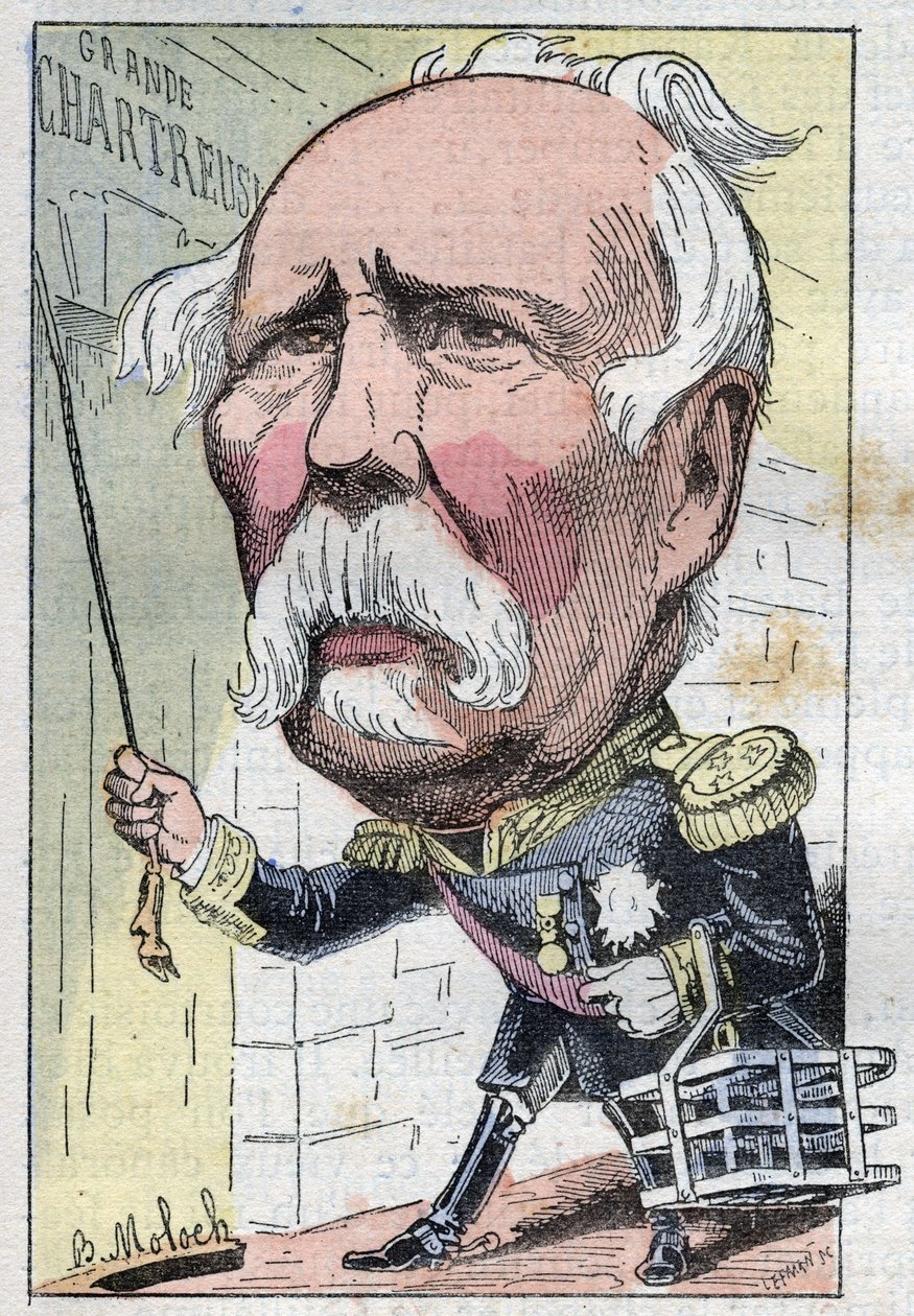 Patrice de Mac Mahon, a francia Marechal, 1859-ben, Magenta hercegének (1808-1893) portréja, a köztársasági elnök 1873 és 1879 között alkotó: Moloch