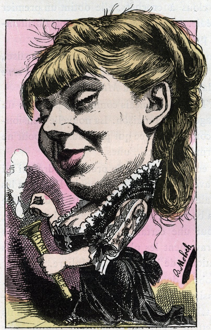Sophie Croizette (1847-1901), a Comedie-Francaise társaságának portréja alkotó: Moloch