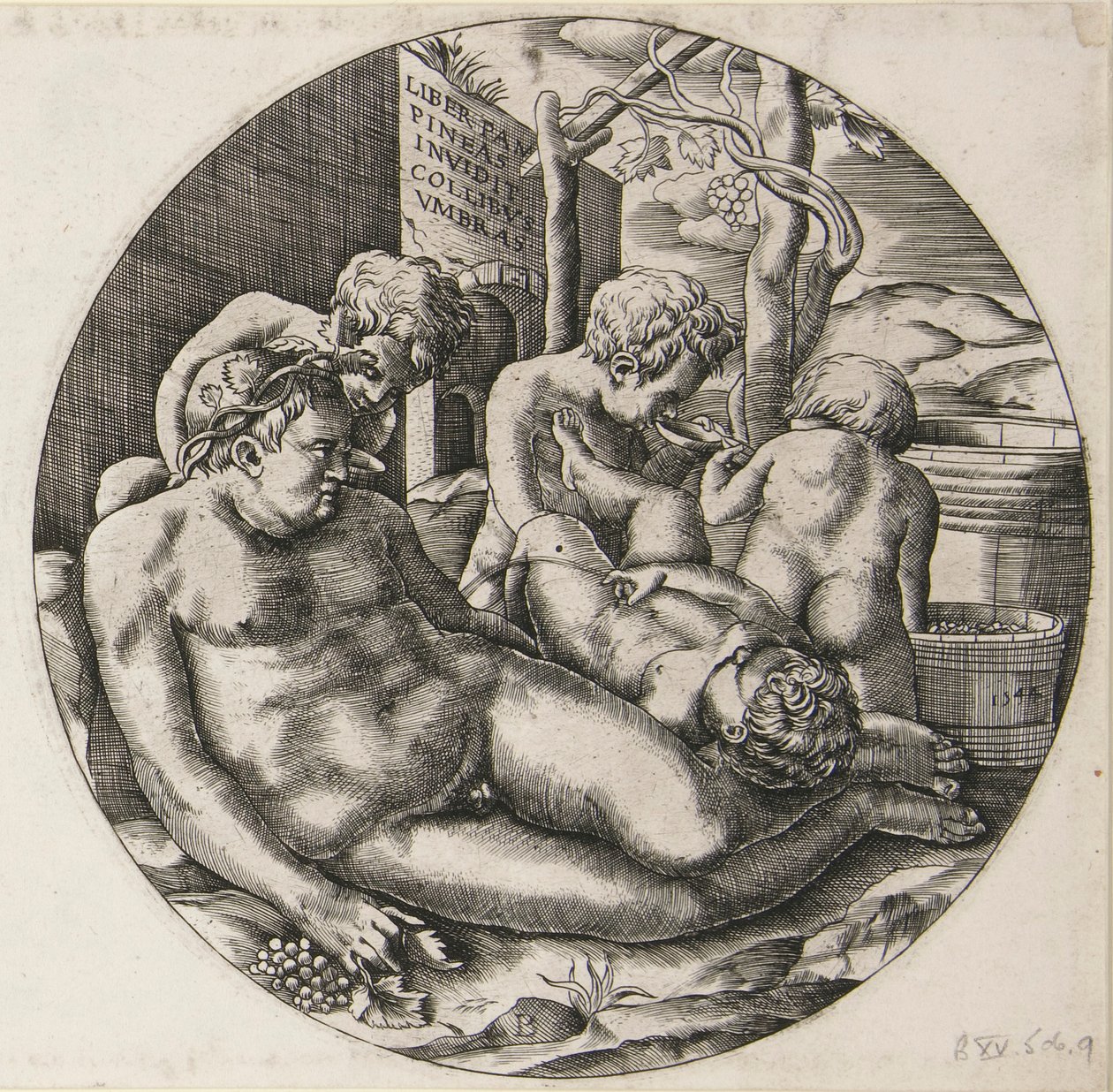 Bacchus és Putti alkotó: Monogrammist B