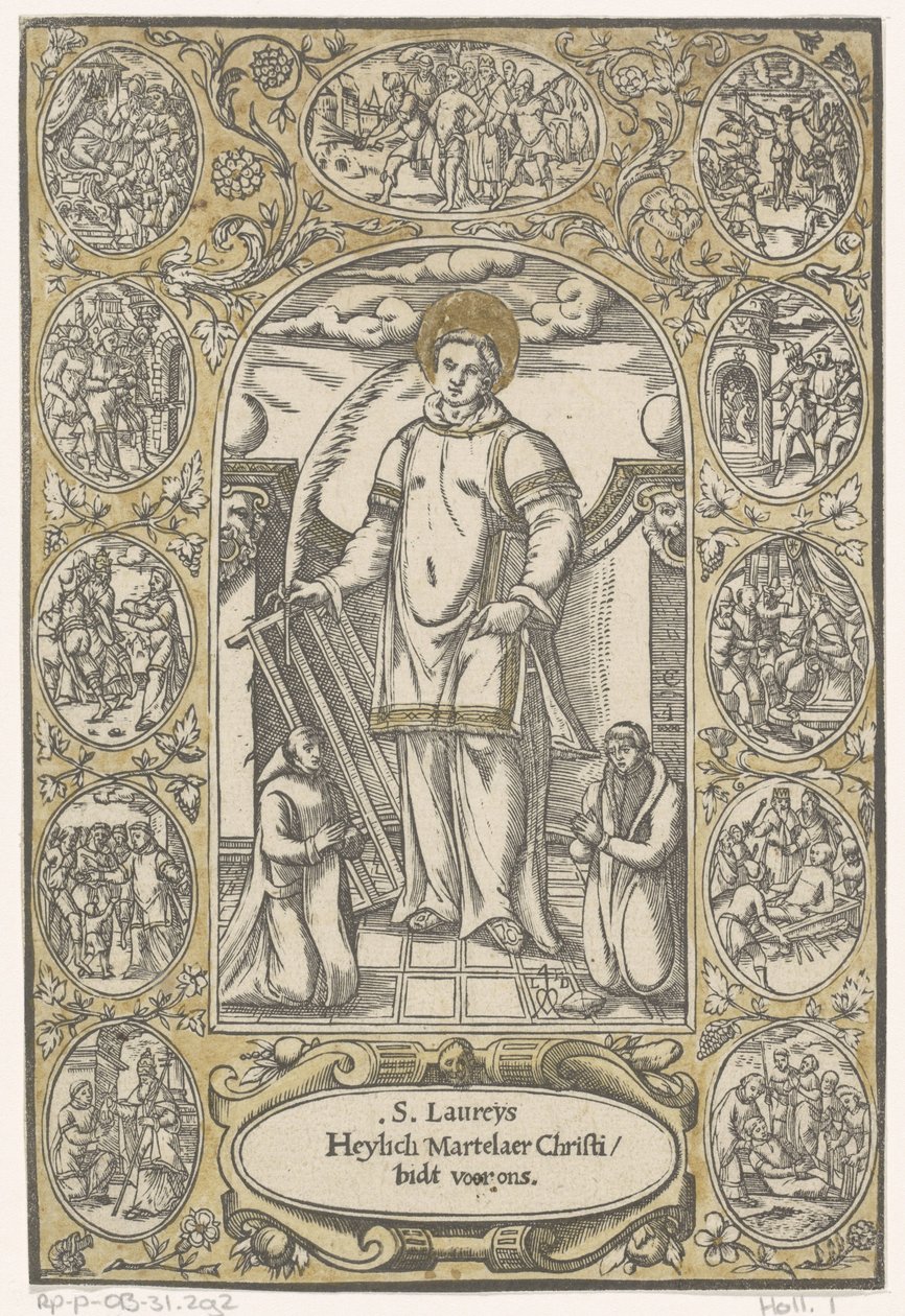 Szent Lőrinc alkotó: Monogrammist CI