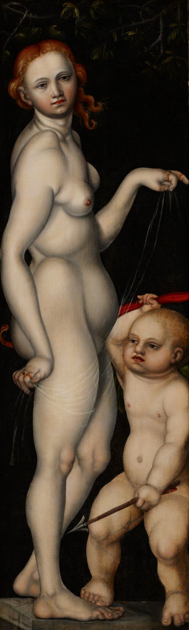 Vénusz és Ámor, 1529 körül alkotó: Monogrammist H. B.