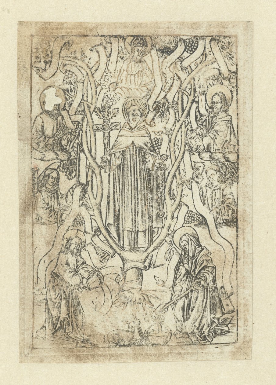 Szent Domonkos alkotó: Monogrammist S