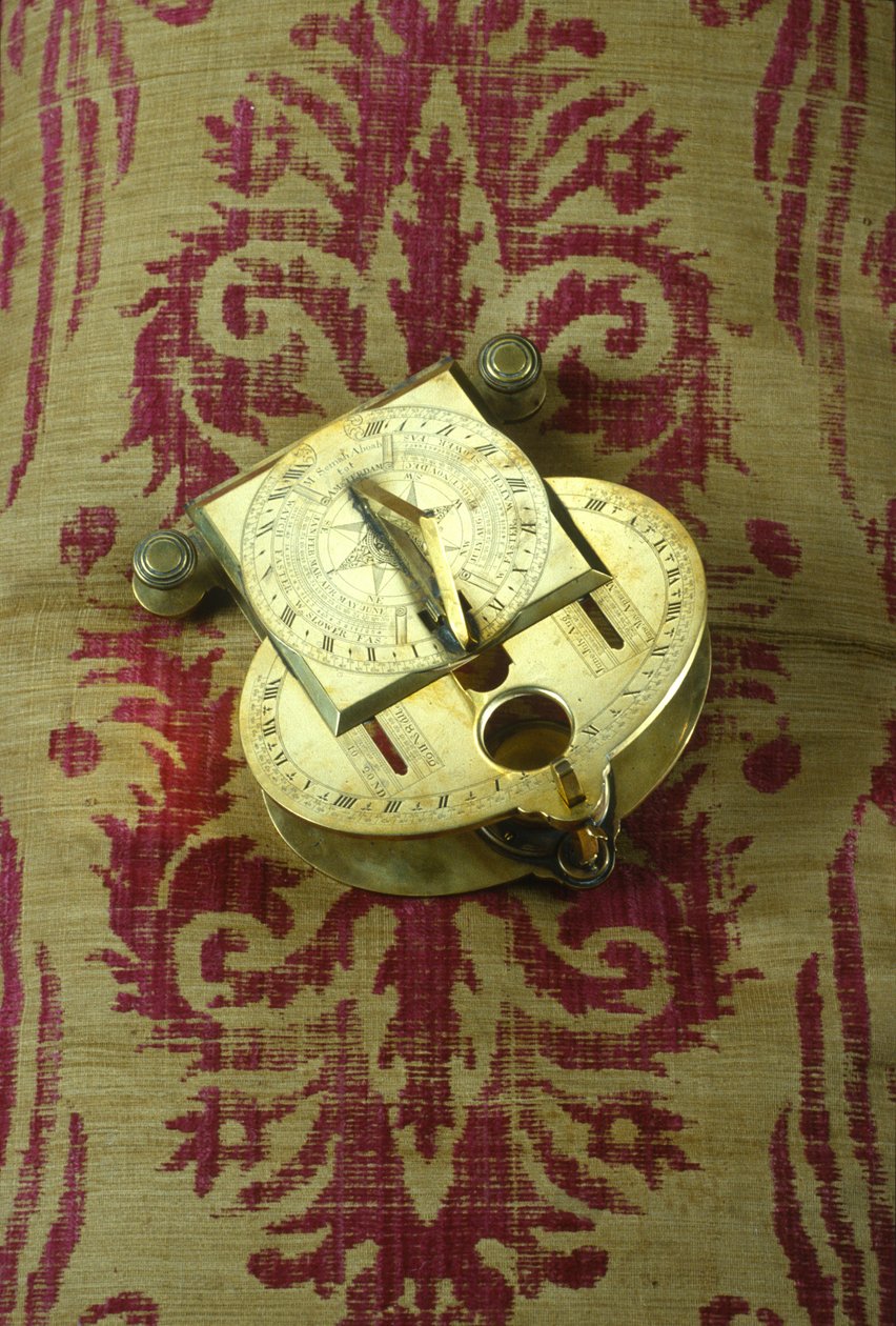Döntő analemmatikus napóra, 1750 körül (réz) alkotó: Mordecai Semah Aboab