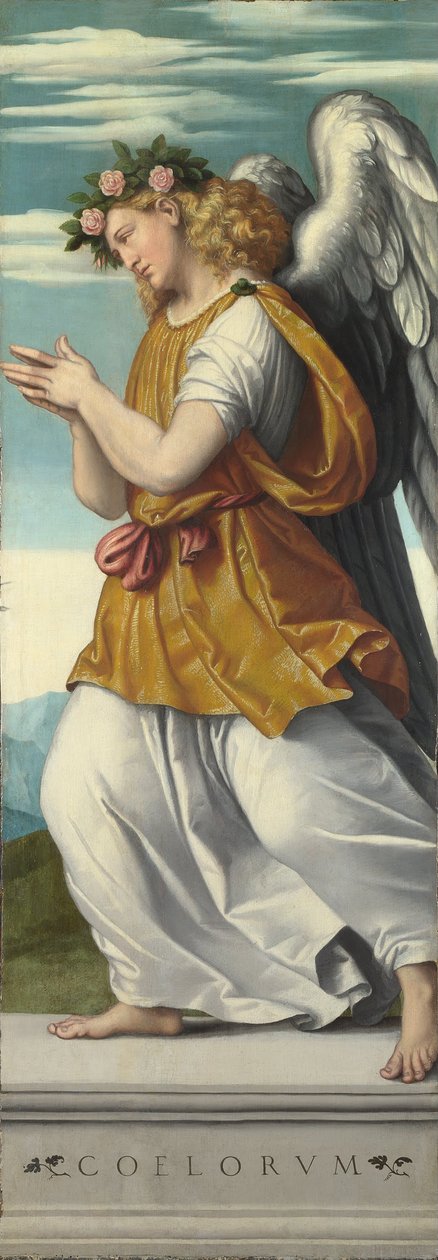 Imádó angyal (1) alkotó: Moretto da Brescia