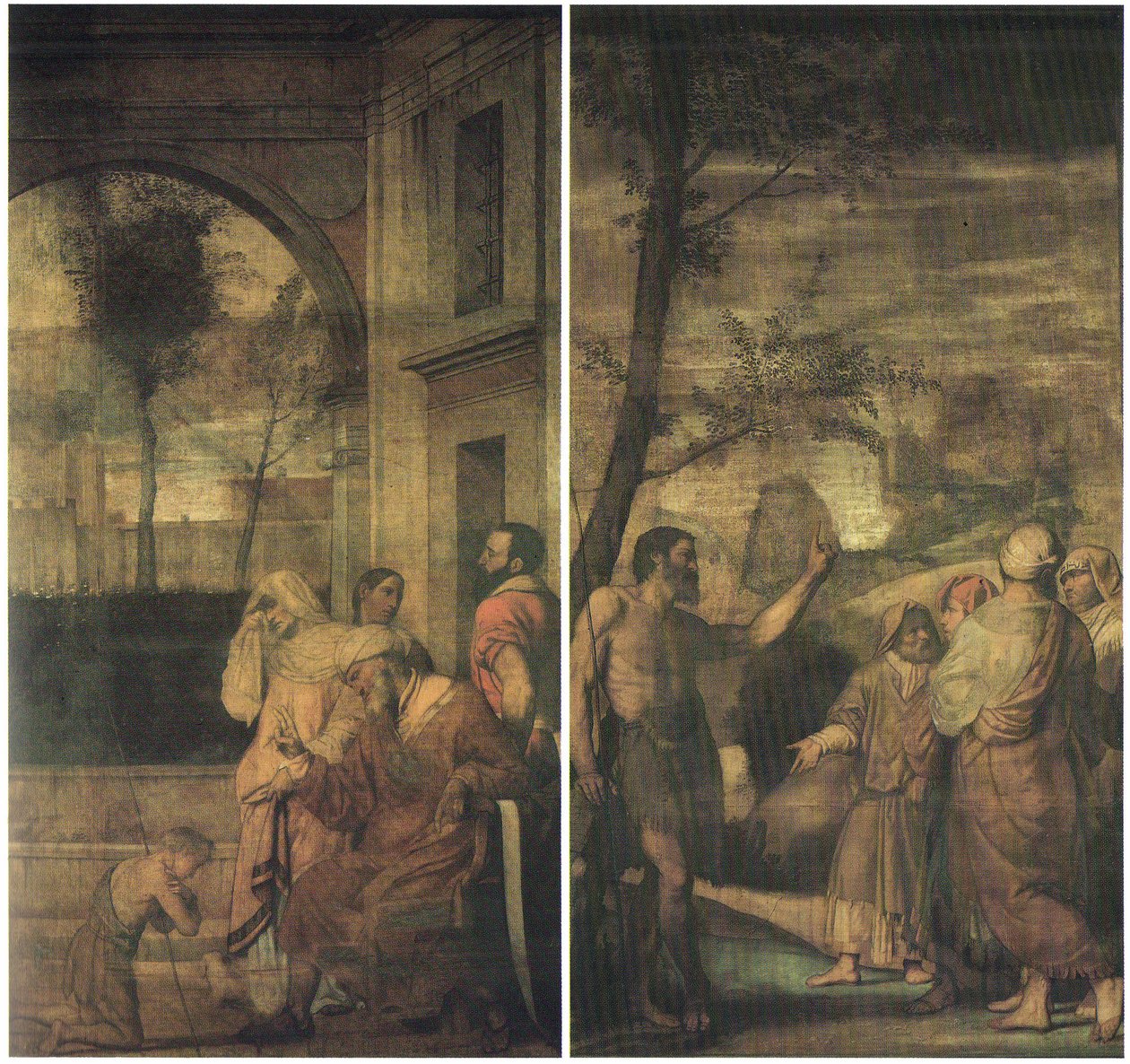 Evangélista Szent János templom orgonaház alkotó: Moretto da Brescia