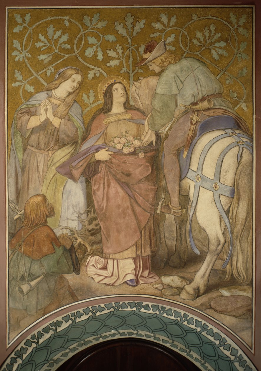 A rózsa csoda, 1855 körül alkotó: Moritz Ludwig von Schwind