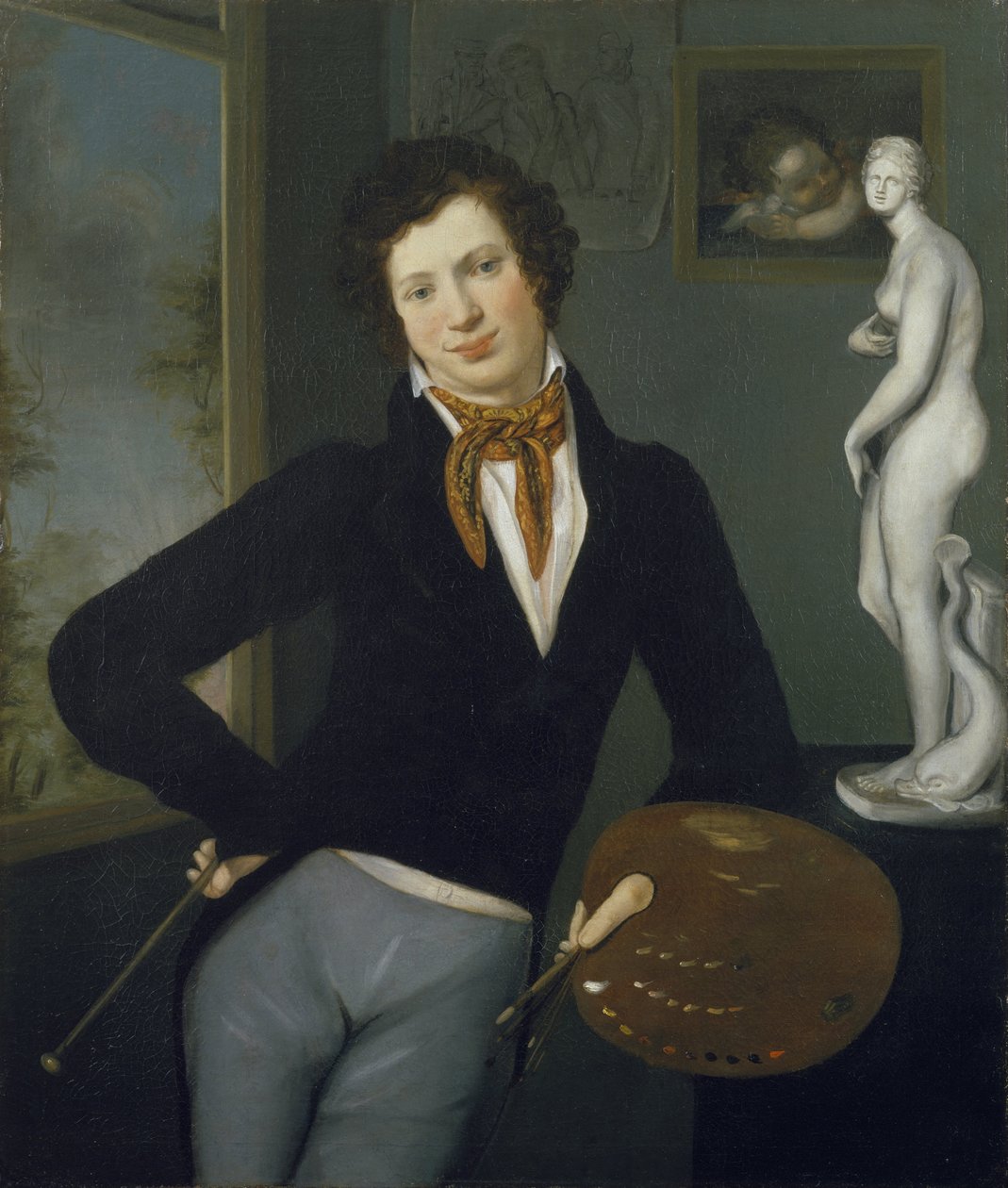 Önarckép, 1815-1816 alkotó: Moritz Daniel Oppenheim