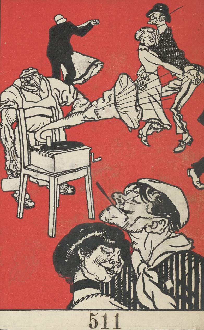 Táncosok apacsok táncolnak!, 1911. alkotó: Moritz Jung