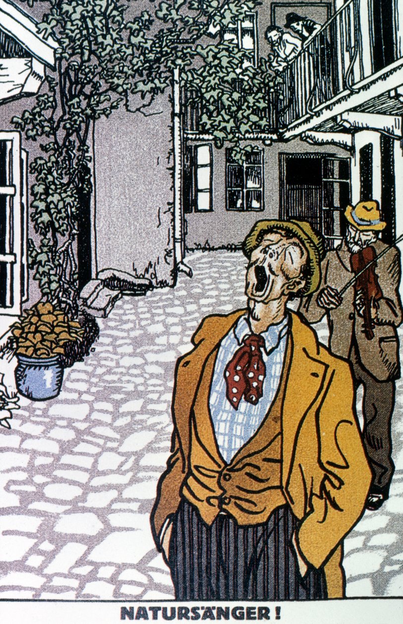 „Natural Singers”, 1905-1915 alkotó: Moritz Jung