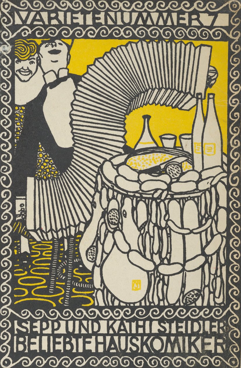 Variety Act 7: Sepp és Kathi Steidler, Popular House Comedians Variety Act 7: Sepp and..., 1907. alkotó: Moritz Jung