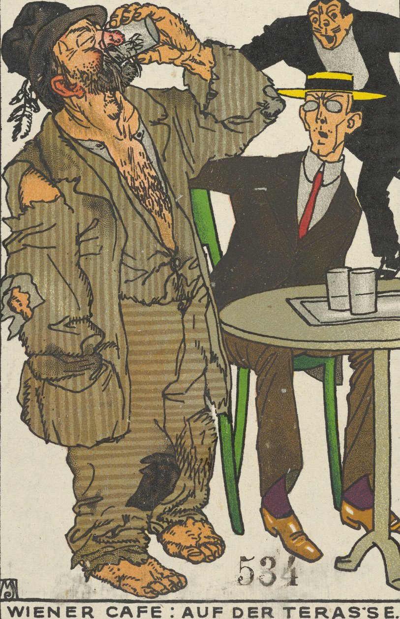 Bécsi kávéház: A teraszon Bécsi kávéház: A teraszon, 1911. alkotó: Moritz Jung