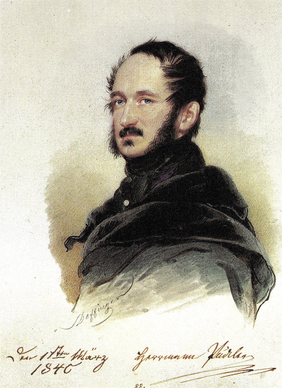 Daffinger, Moritz - Hermann Pückler-Muskau alkotó: Moritz Michael Daffinger