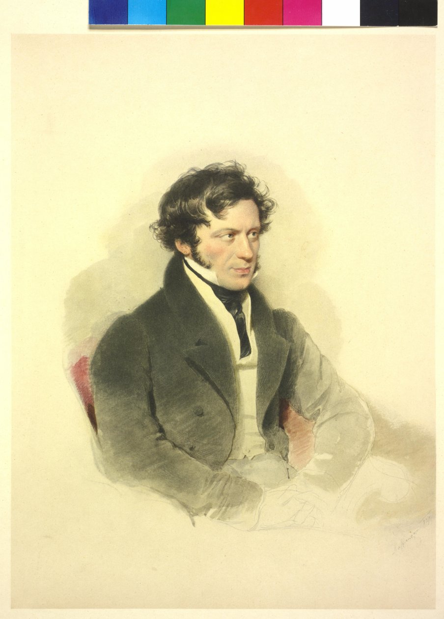 Franz Grillparzer alkotó: Moritz Michael Daffinger