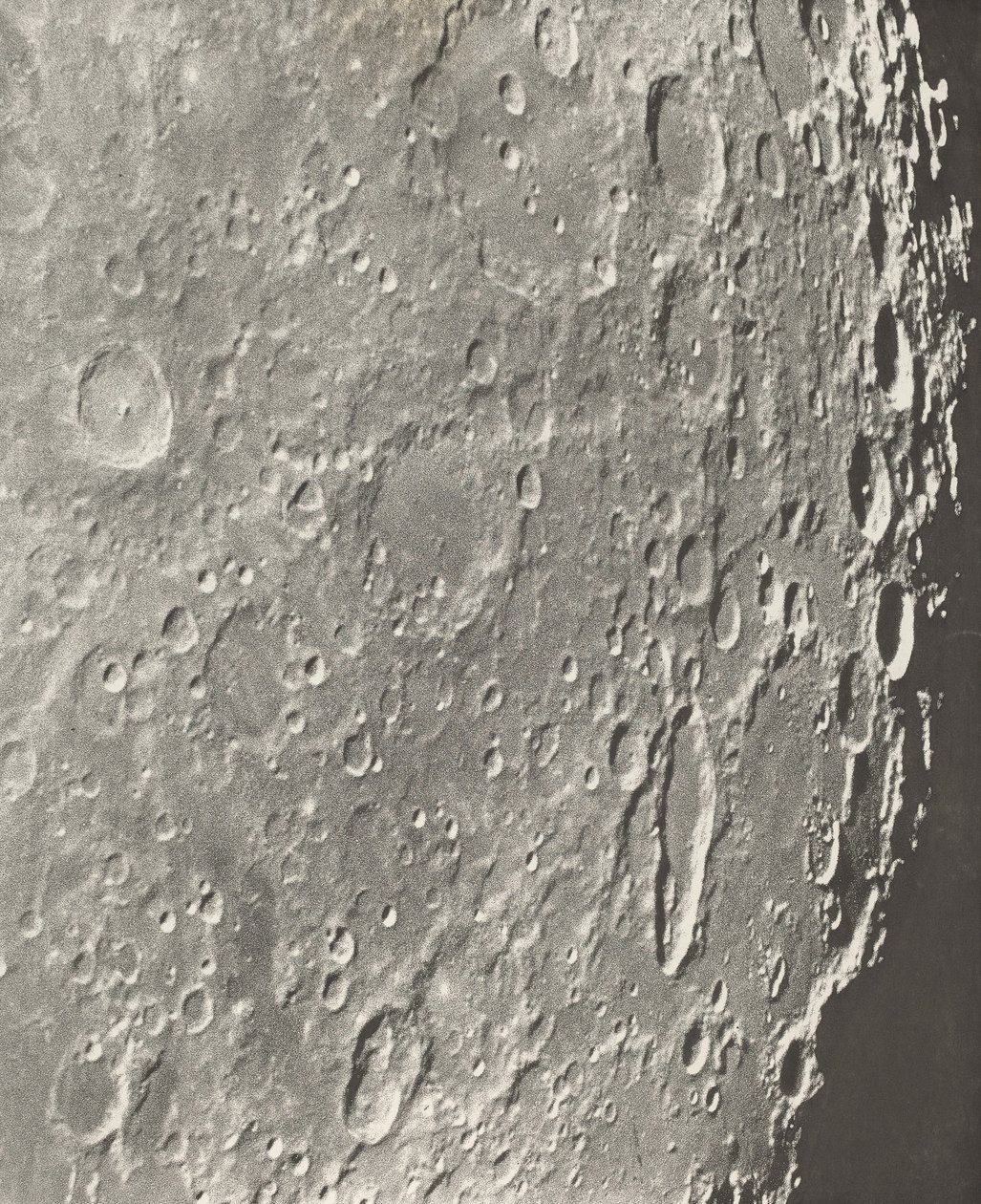 Holdfelvétel Blancanus - Tycho - Schiller,1899 (fénykép) alkotó: Moritz & Puiseux Pierre Henri (1855 1928) Loewy