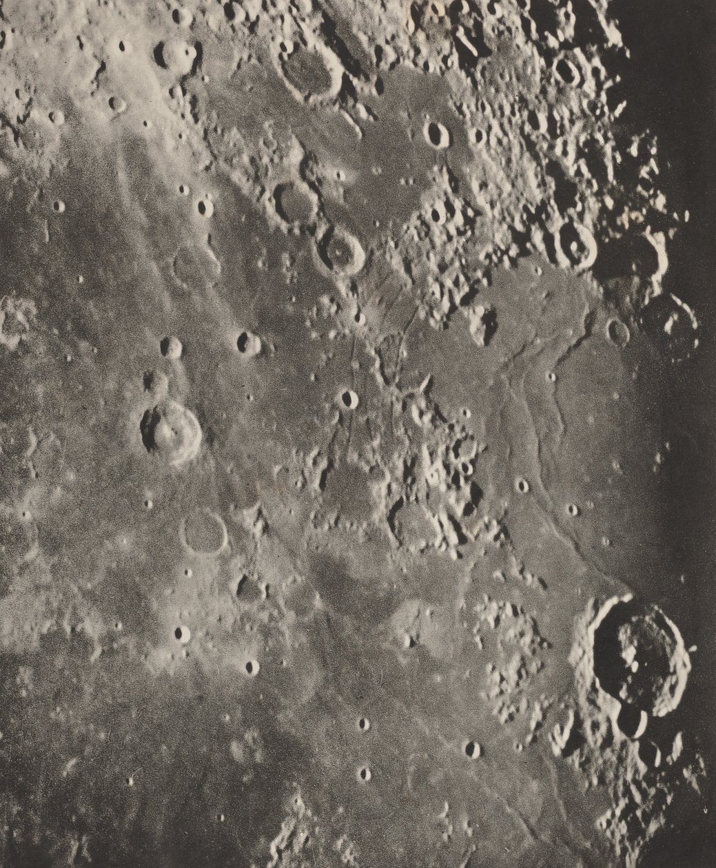 Fénykép Lunar Capuanus - Bouillaud - Gassendi, 1896 (fénykép) alkotó: Moritz & Puiseux Pierre Henri (1855-1928) Loewy