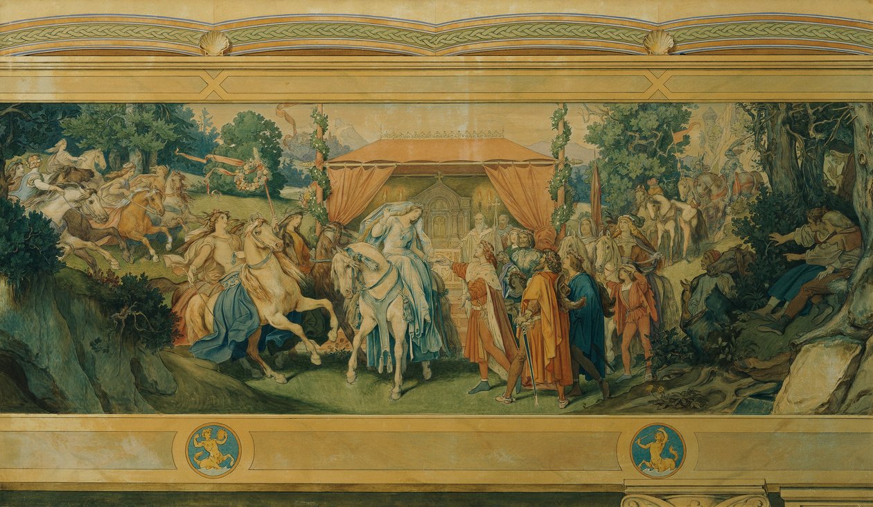 A gyönyörű Melusine: III. A menyasszony alkotó: Moritz Ludwig von Schwind