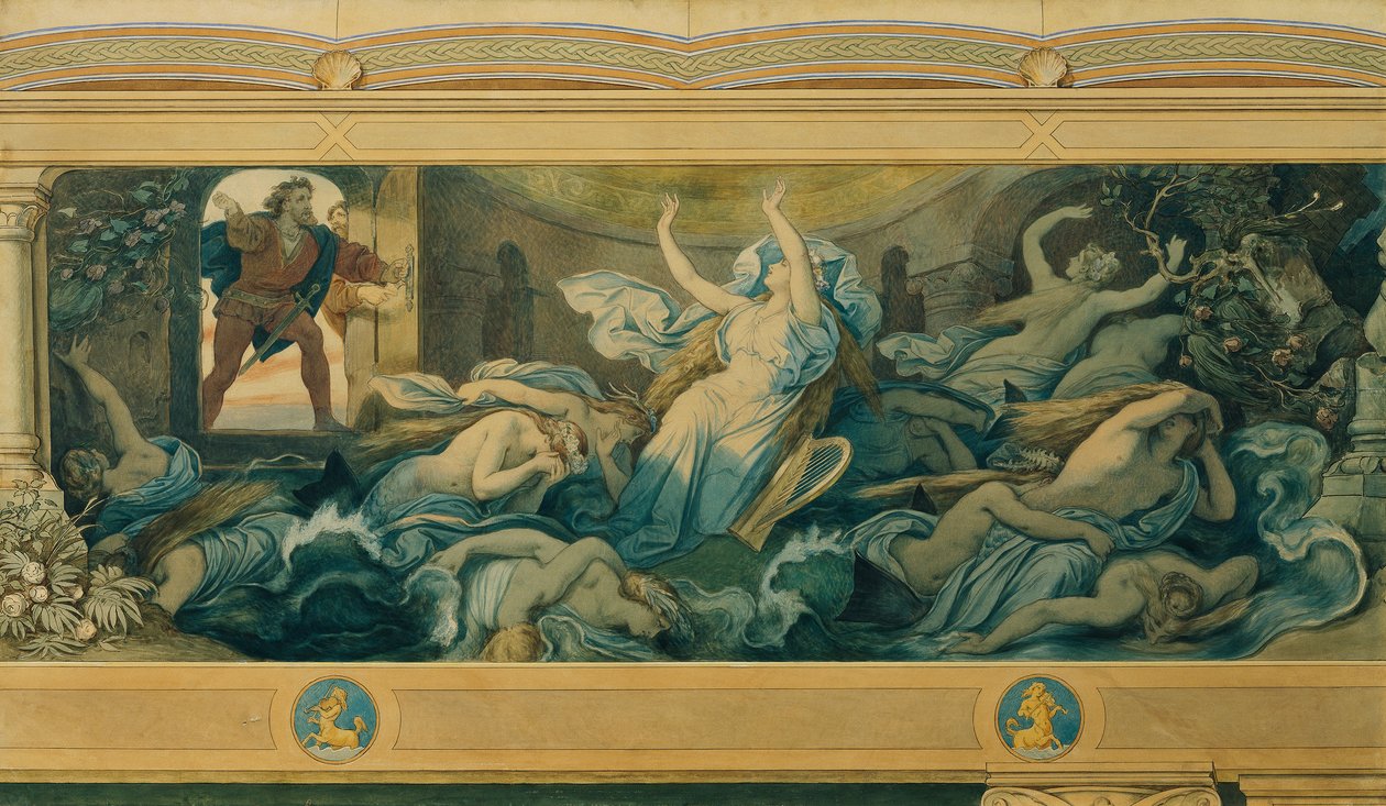 A szép meluzin: VIII. Az eskü megszegése alkotó: Moritz Ludwig von Schwind