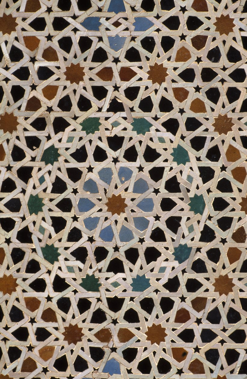 Bou Inania Madrasa, zellij csempe (kerámia) alkotó: Moroccan School