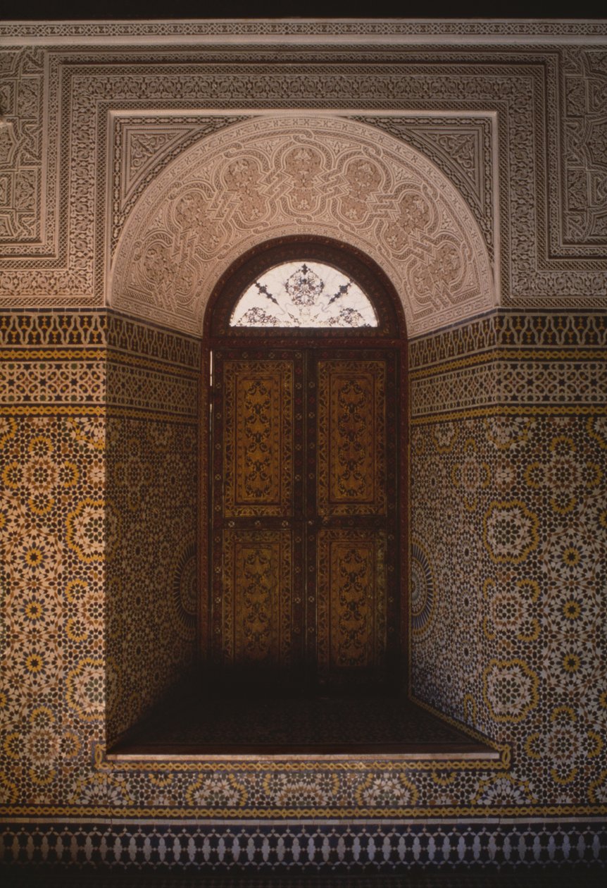 Thamiel glaoui Kasbah, ablak (kerámia) alkotó: Moroccan School