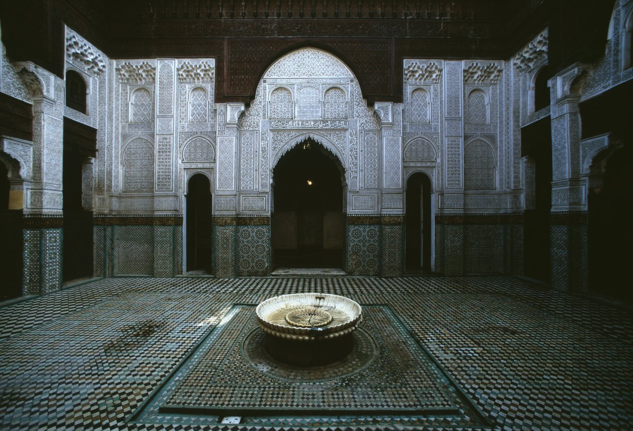 Bo Inma Iskola, udvar alkotó: Moroccan School
