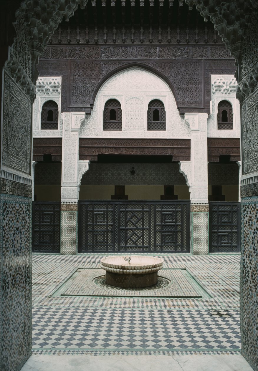 Bo Inma Iskola, udvar alkotó: Moroccan School