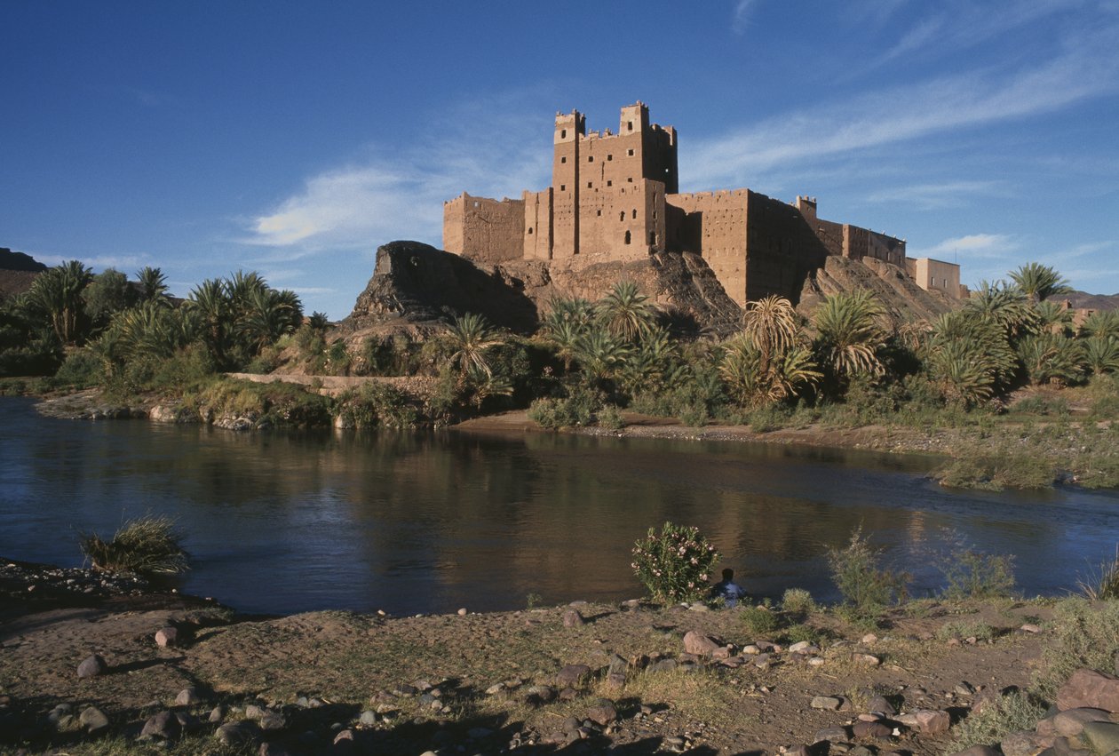 Kilátás a Ksarra, Draa völgyére alkotó: Moroccan School