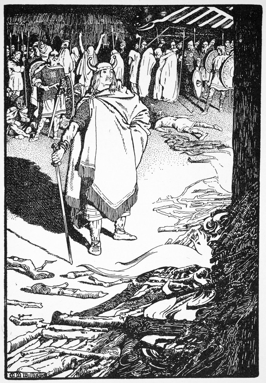 "Gyere ki, háziasszony" Flosi Bergthorának hívta, 1913 alkotó: Morris Meredith Williams