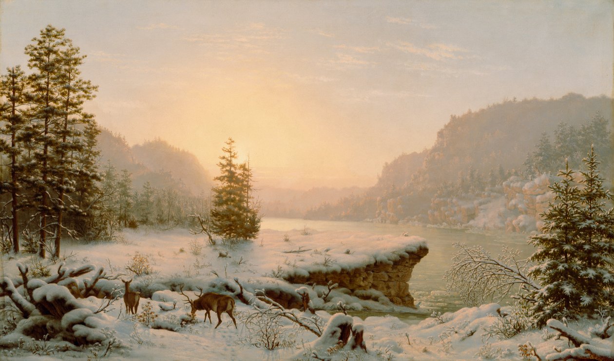 Téli táj, 1878 alkotó: Mortimer L. Smith