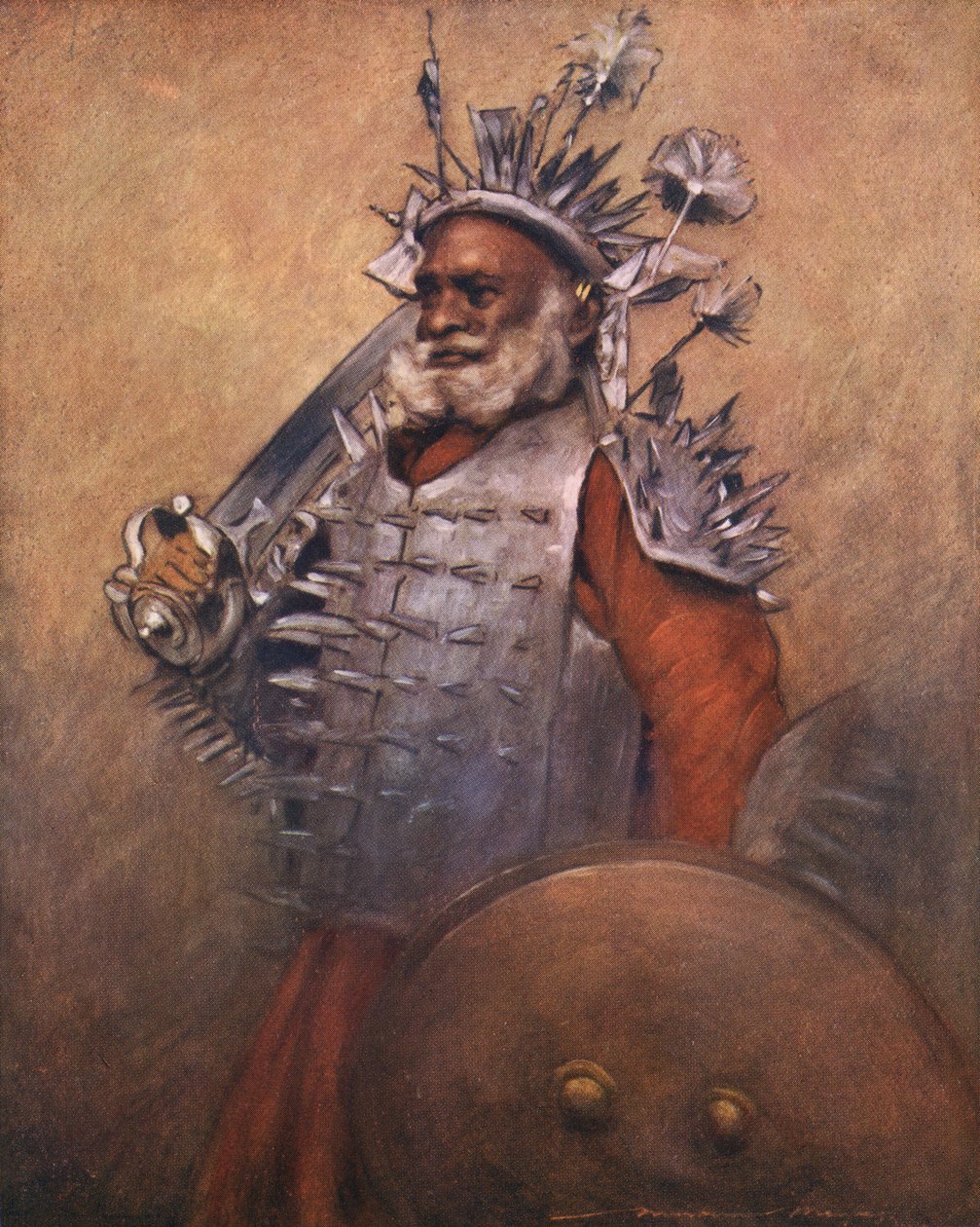 Rewa Warrior – 19. század alkotó: Mortimer Ludington Menpes