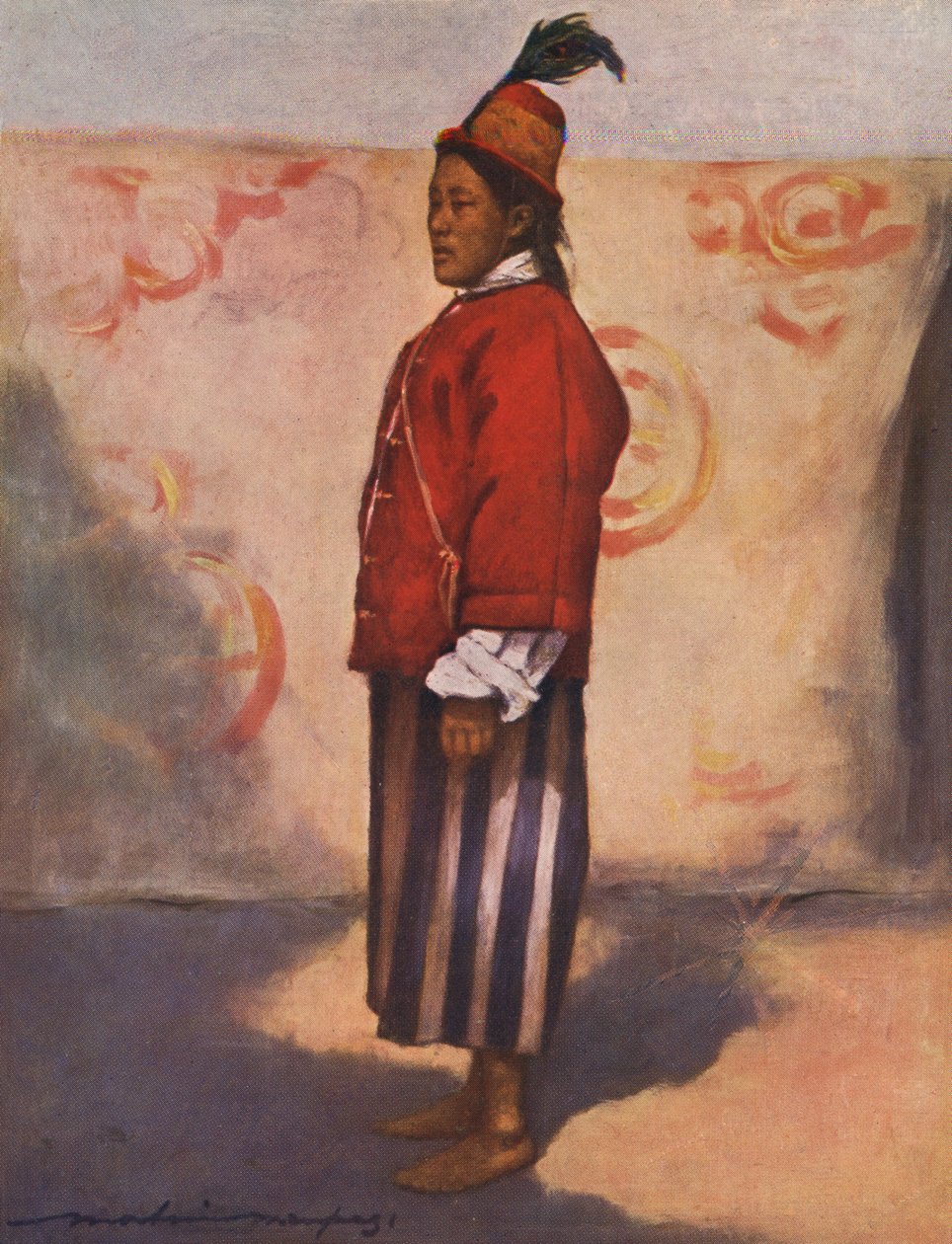 A szikkimi maharadzsa katonája – 19. század alkotó: Mortimer Ludington Menpes