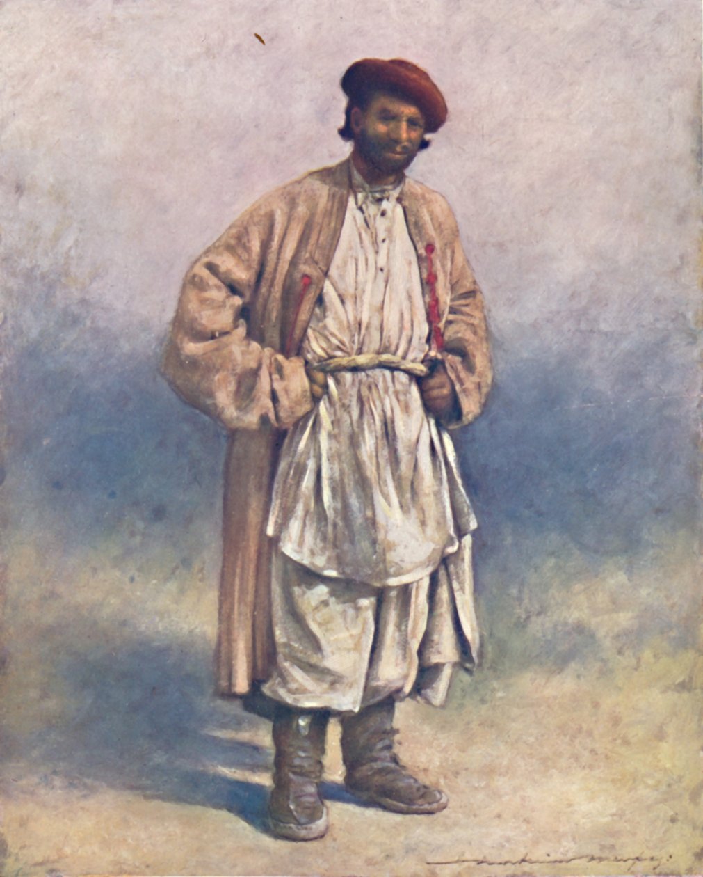 „Kasmír hindu hegyi pásztora”, 1903 alkotó: Mortimer L Menpes