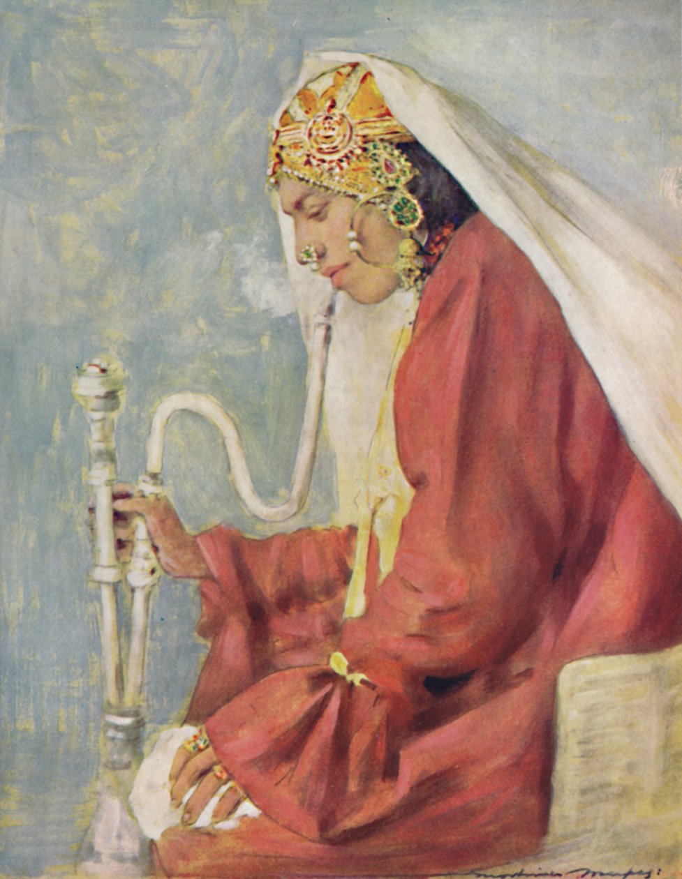 „Egy éneklő lány”, 1903 alkotó: Mortimer L Menpes