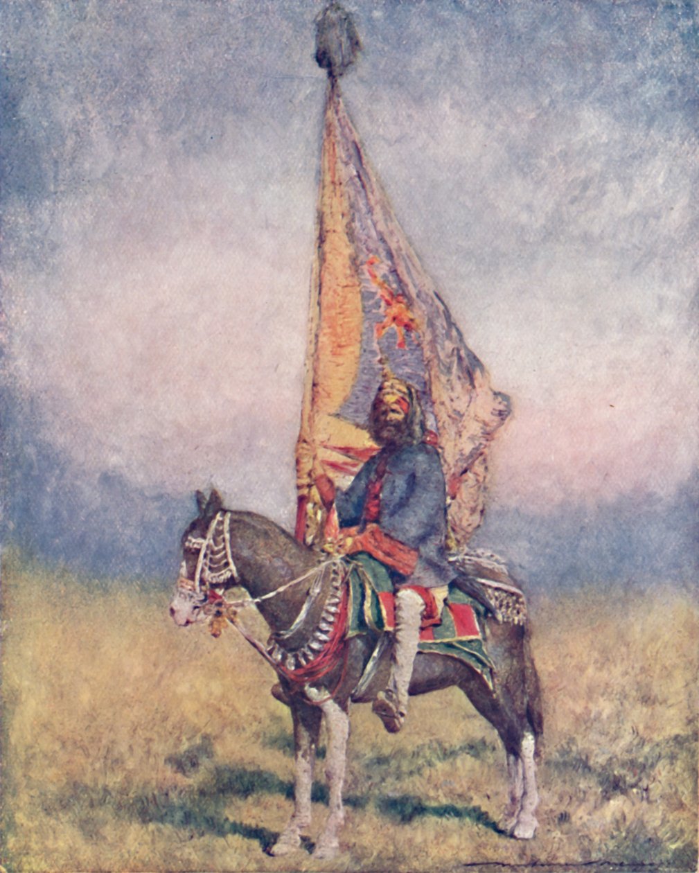Cutch zászlóvivője, 1903 alkotó: Mortimer L Menpes