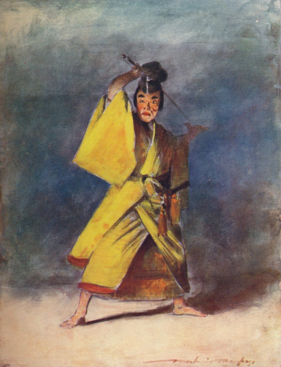 „Egy színész”, 1887, 1901 alkotó: Mortimer L Menpes