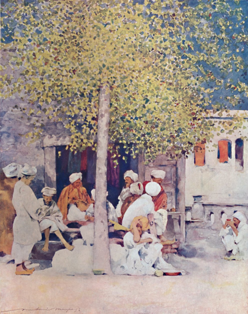 „Távol a műsortól”, 1903 alkotó: Mortimer L Menpes