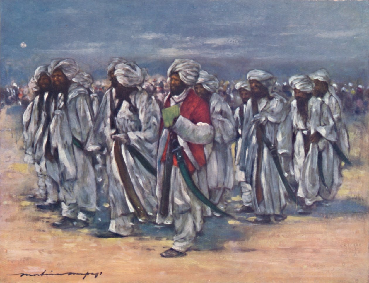 „Baluch főnökök Durbar napján”, 1903 alkotó: Mortimer L Menpes