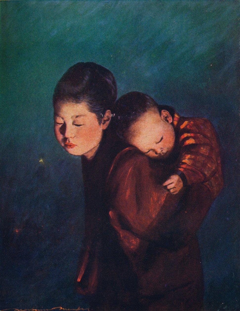 „Teherviselés”, c1887, 1901 alkotó: Mortimer L Menpes